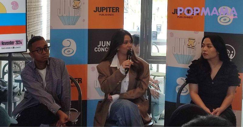 Potret acara Press Confrence Juni x Day berlansung pada Selasa (20/8/2024), di Ampera, Jakarta Selatan. - Popmama.com/Erenzwei Ernawan